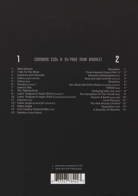 King Crimson: Elements 2014 tour box delivers live and studio