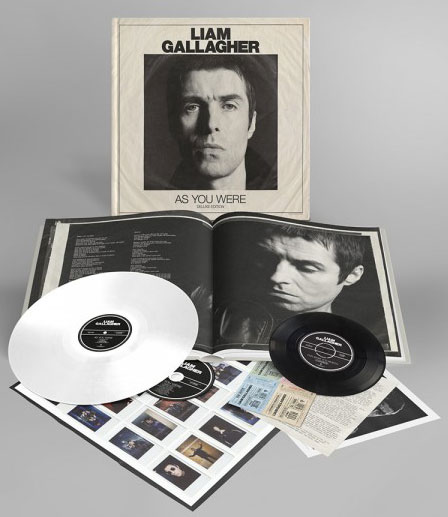 洋楽 white vinyl / As You Were Liam Gallagher Liam Gallagher As You Were - White Vinyl UK Vinyl box set