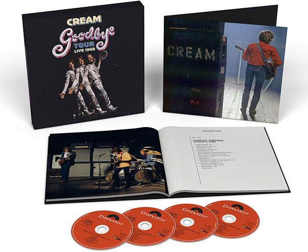 CREAM グッバイ・ツアー-ライヴ1968(4CDデラックス・エディション) Cream CD: Goodbye Tour - Live 1968 (4-CD) - Bear Family Records