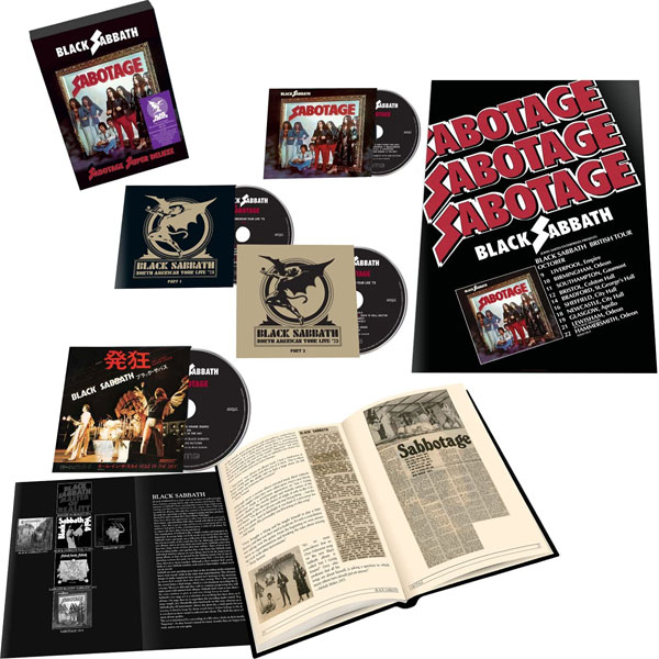 ❣️期間限定❣️Sabotage 【SuperDeluxe 4LP+7\" BOX】 Black Sabbath Sabotage Super Deluxe Limited Edition 4LP+7
