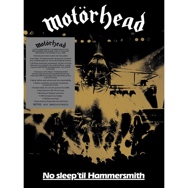 Motörhead / No Sleep 'Til Hammersmith 40th anniversary deluxe
