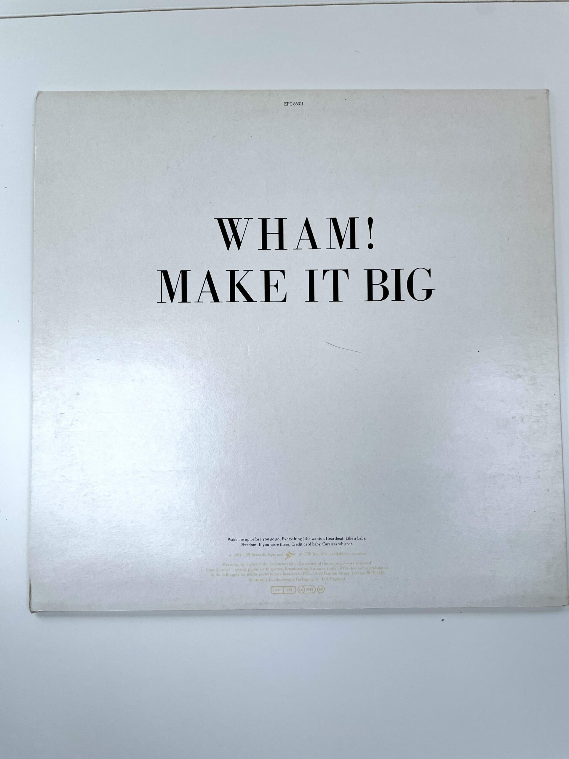 Wham! / Fantastic & Make It Big deluxe editions issued on SDE