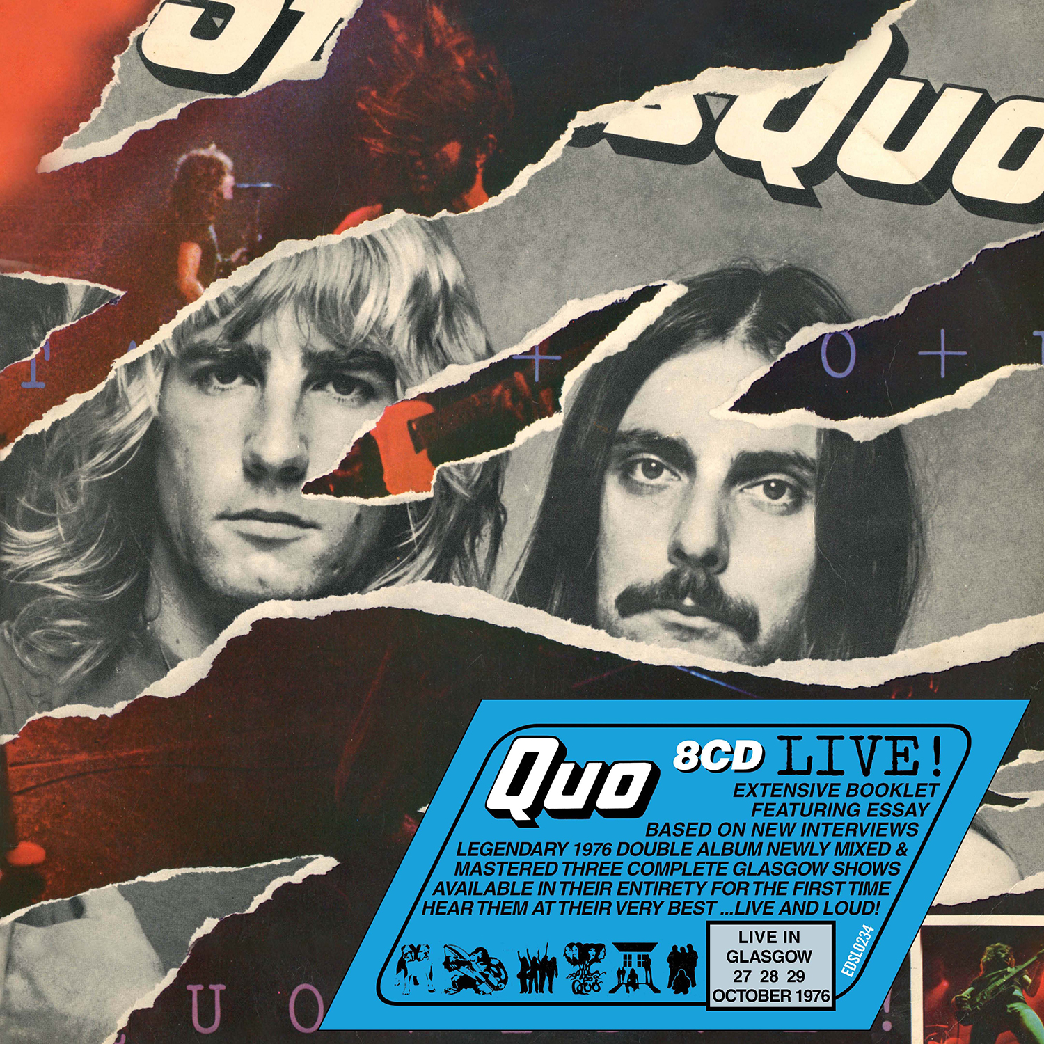 4CD-BOXセット！ステイタス・クオー / STATUS＋QUO＋LIVE！ ステイタス・クォー『Live!』最新リマスターボックス 2025年5月発売|ロック